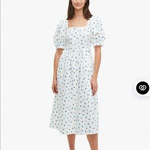 kate spade dainty bloom poplin dress